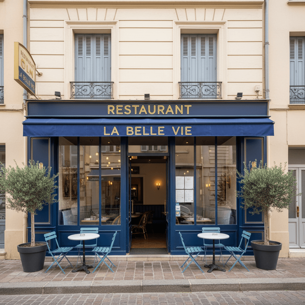 Restaurant 68m² à Nice : terrasse - licence IV