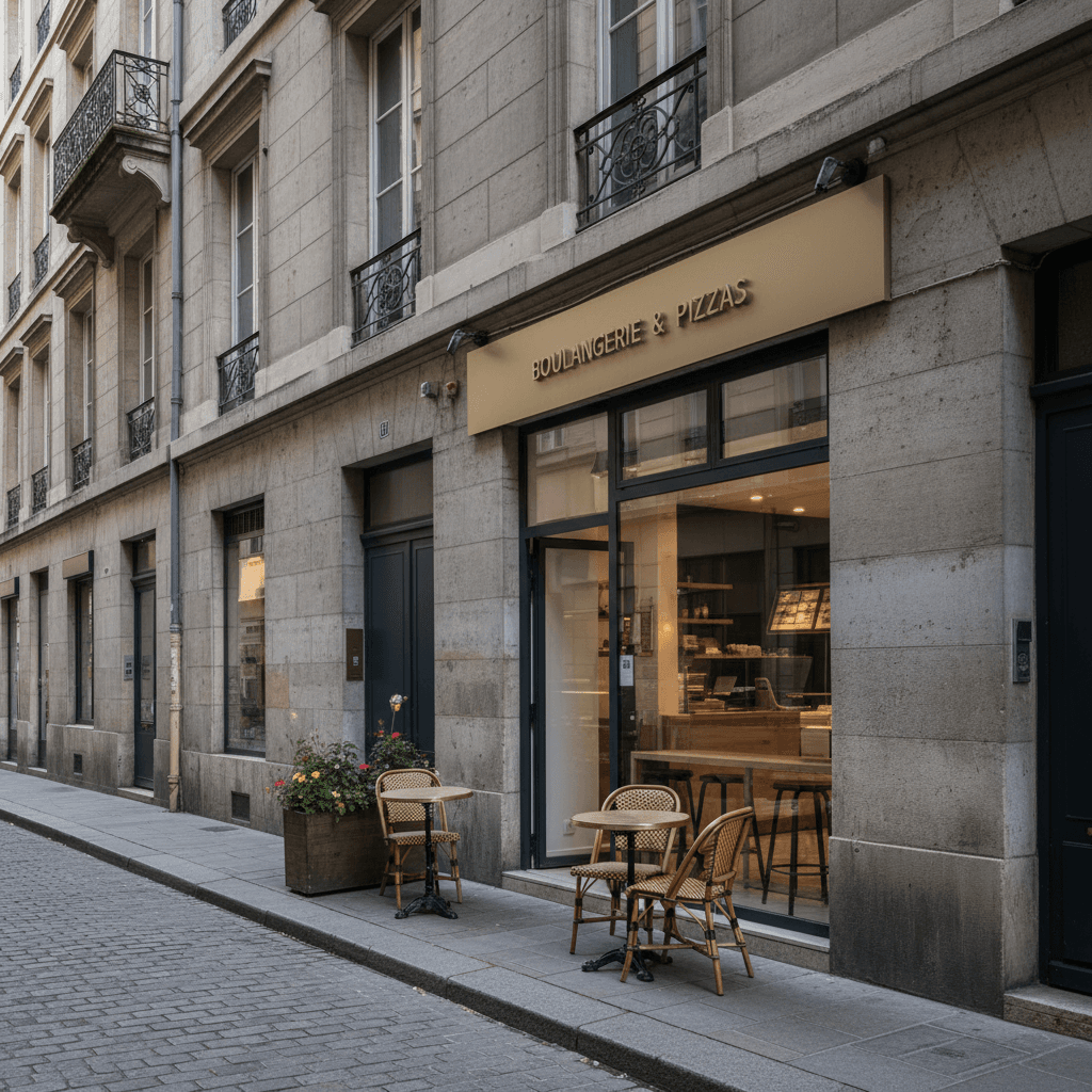 Fast-food 70m² à Lyon : extraction