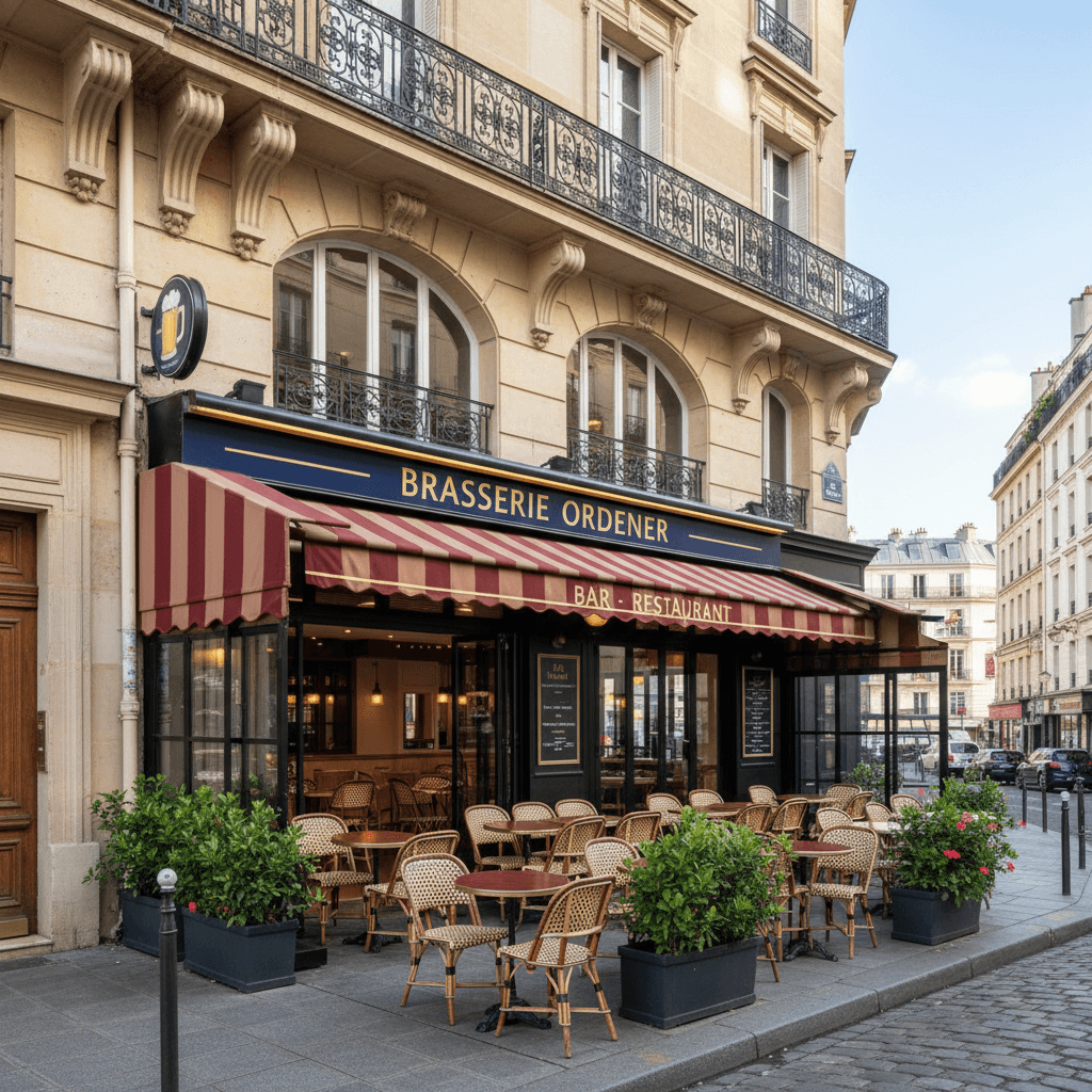 Bar-brasserie 32 couverts à Paris : licence IV - extraction