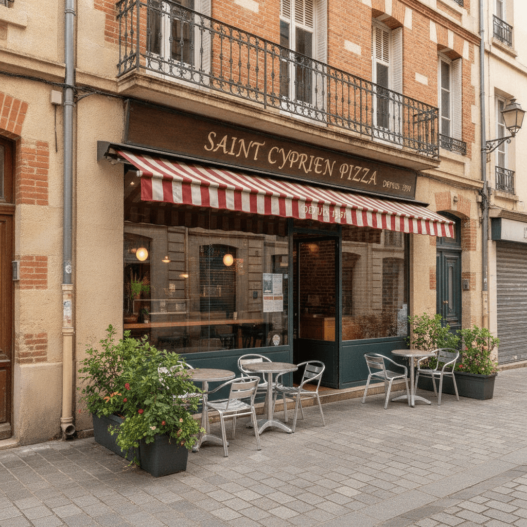 Fast-food 84m² à Toulouse : terrasse