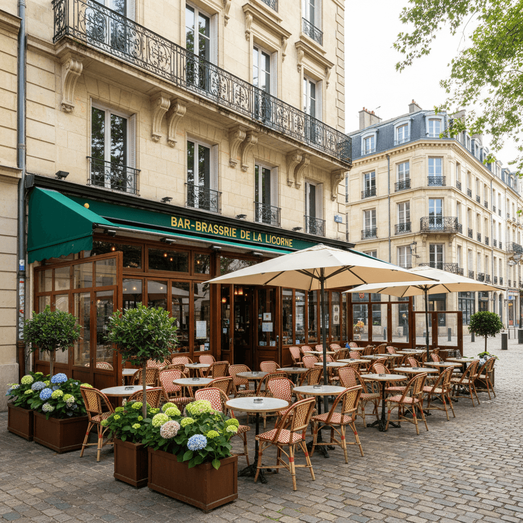 Bar-brasserie à Nantes : terrasse - licence IV