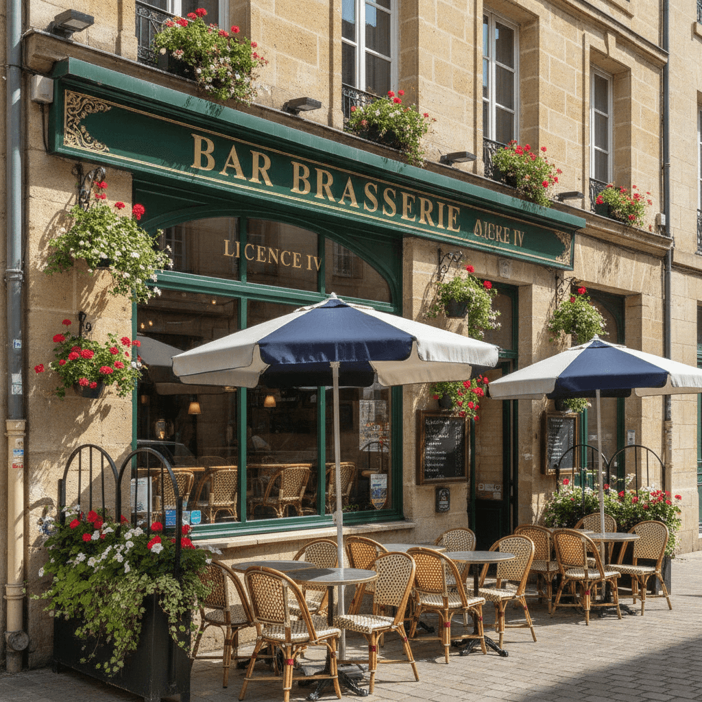 Bar-brasserie 100m² à Bordeaux : licence IV