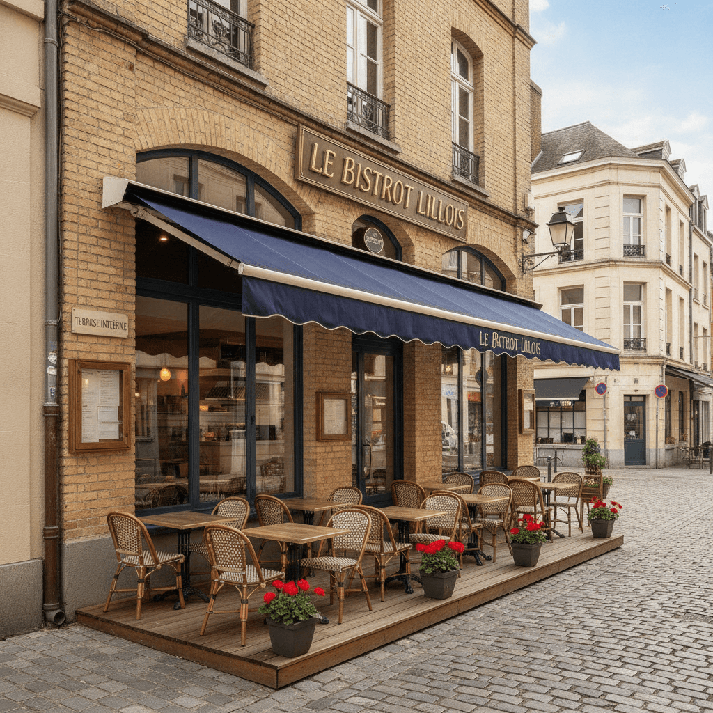 Restaurant à Lille : terrasse - licence IV