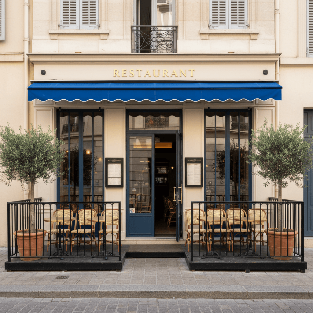 Restaurant 145m² à Marseille : terrasse - licence IV