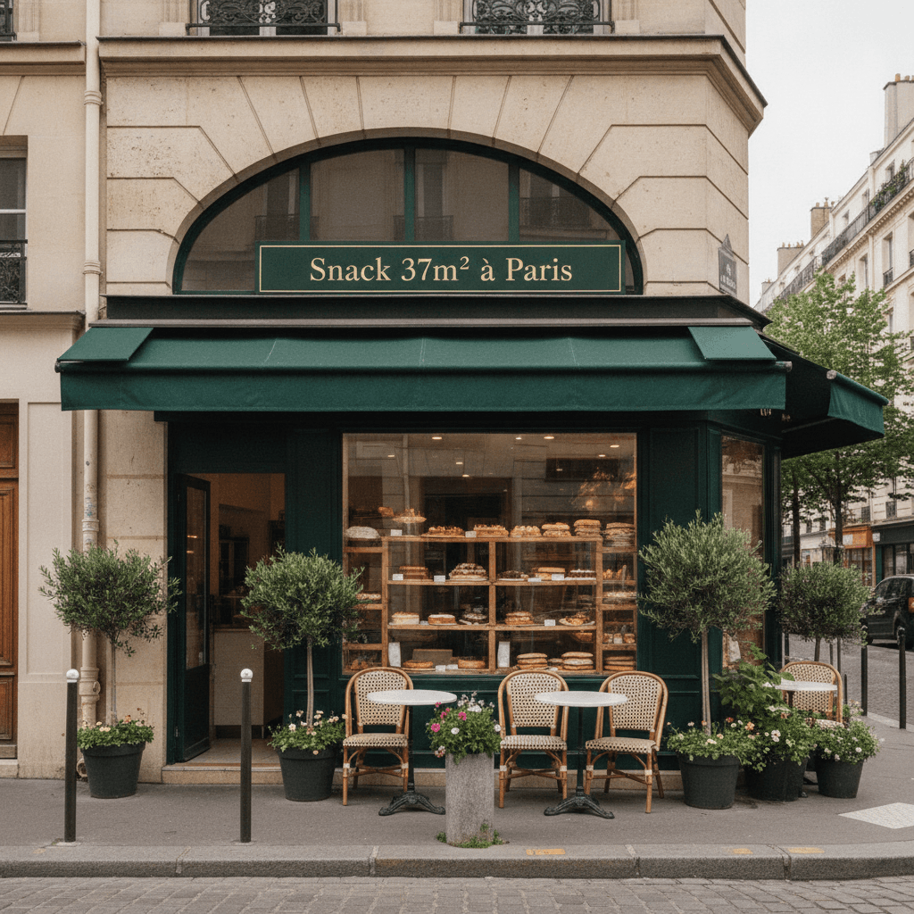 Snack 37m² à Paris : cave/réserve en liquidation judiciaire