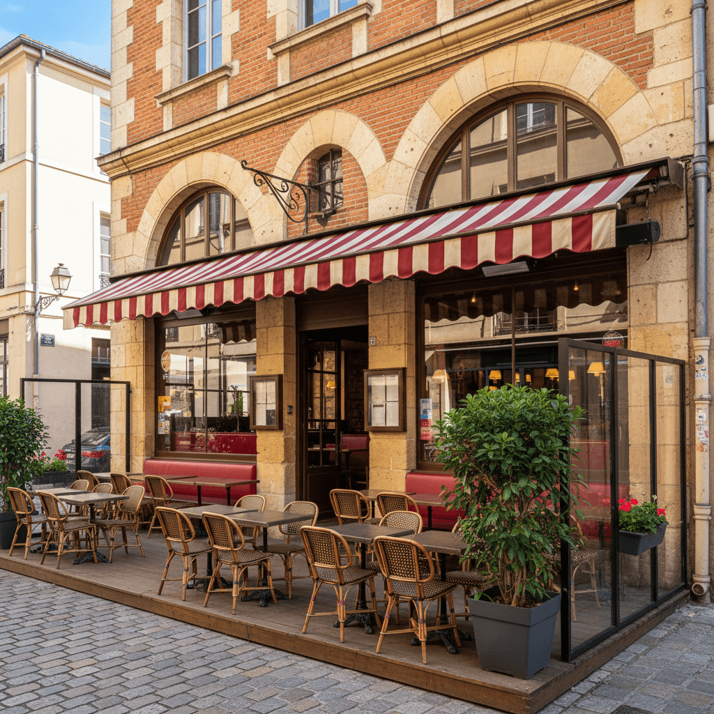 Bar-brasserie à Toulouse : terrasse - licence IV