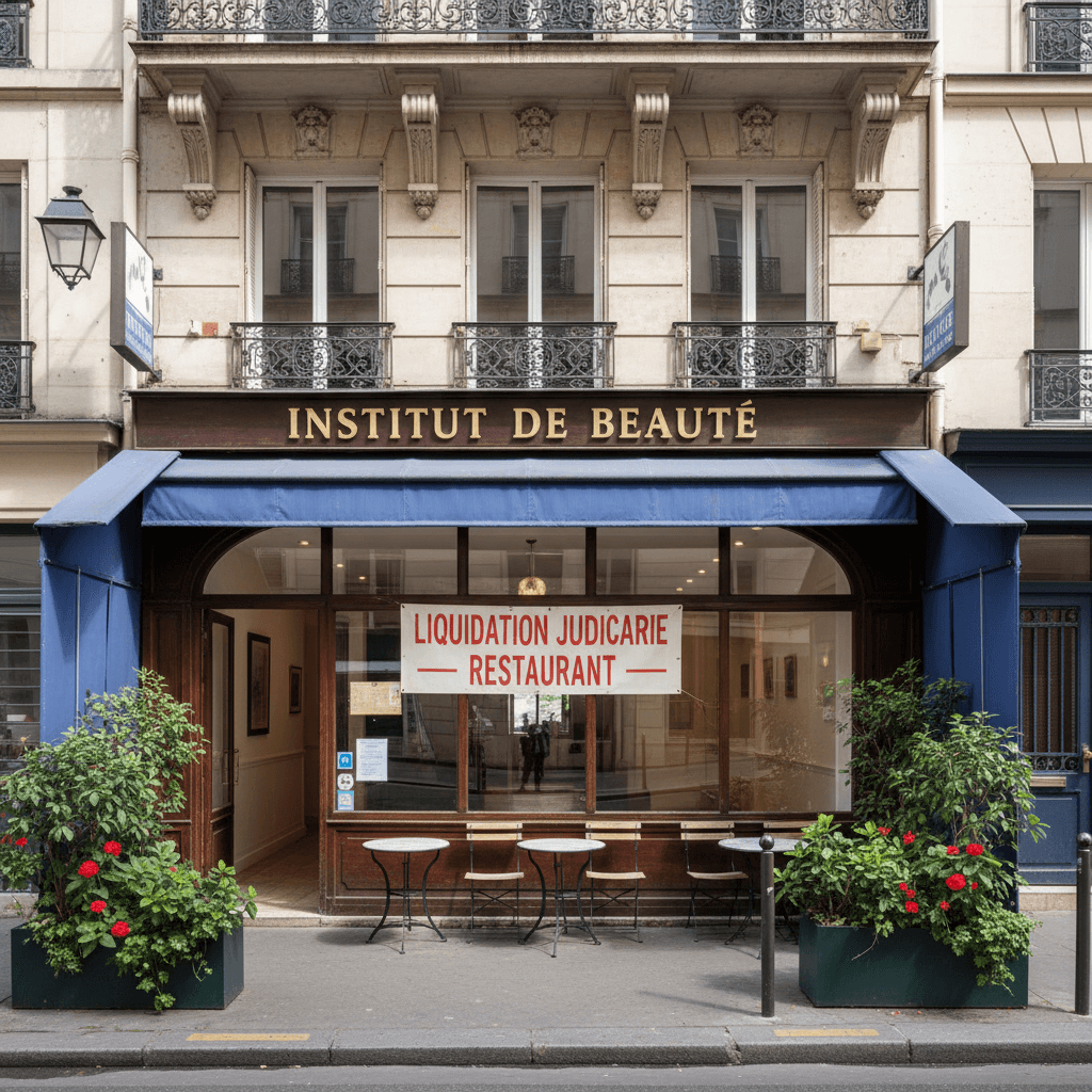 Local Commercial de Restauration dans le Sentier en liquidation judiciaire