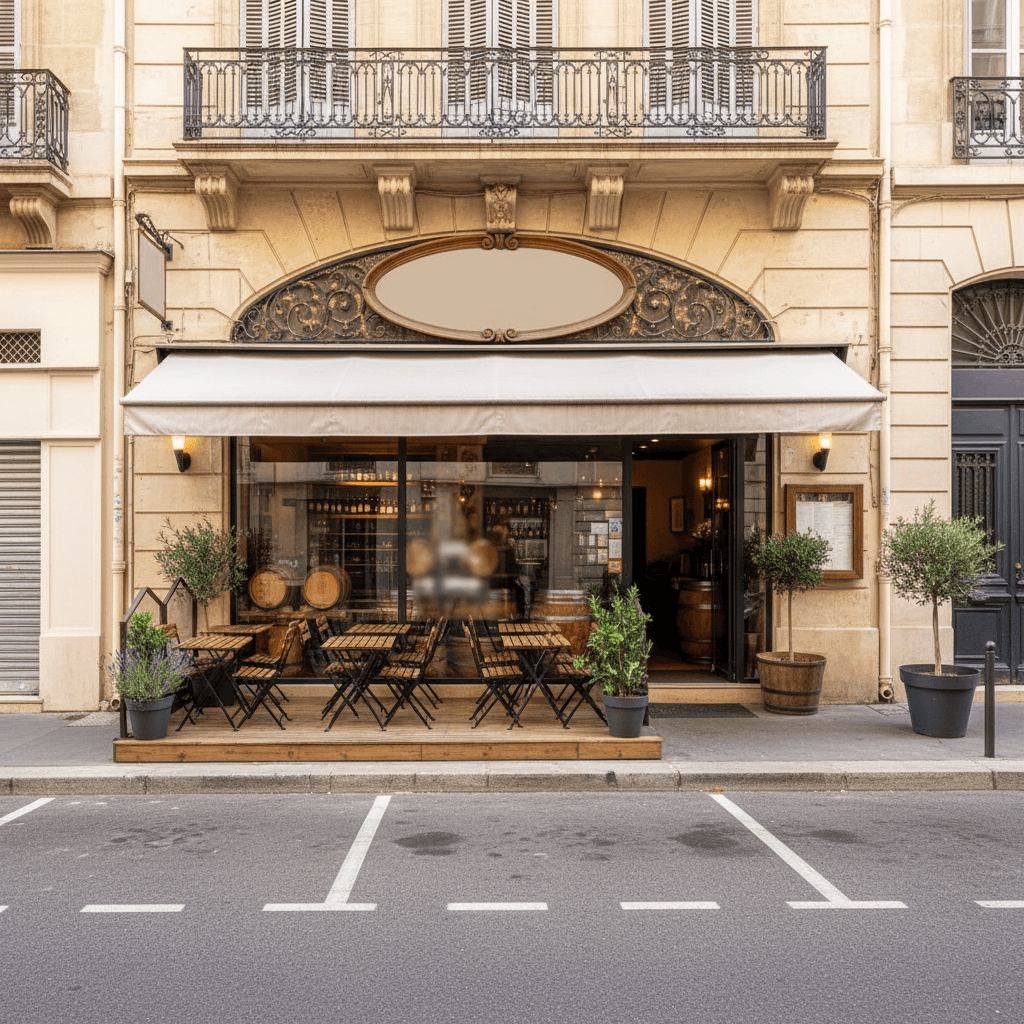 Bar-brasserie 95m² à Marseille : terrasse - licence IV