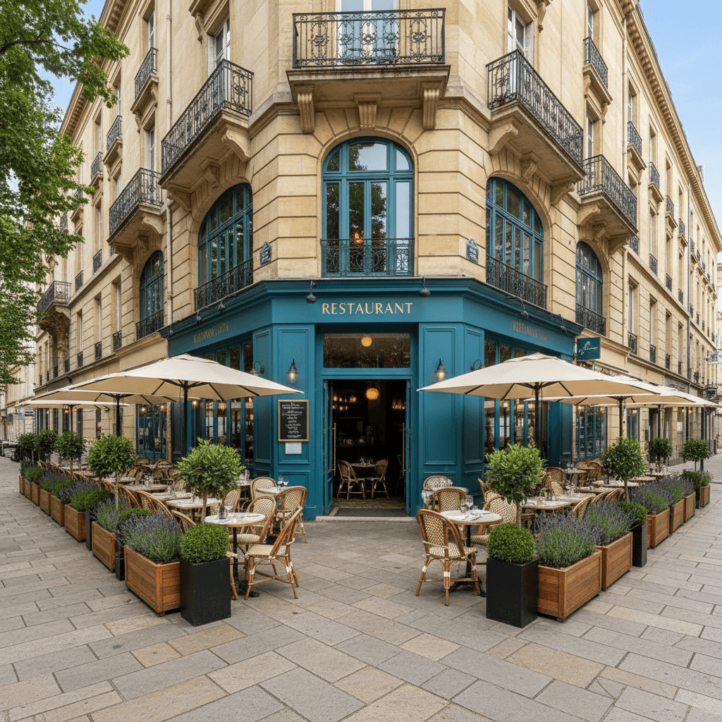 Restaurant à Lyon : terrasse - licence IV
