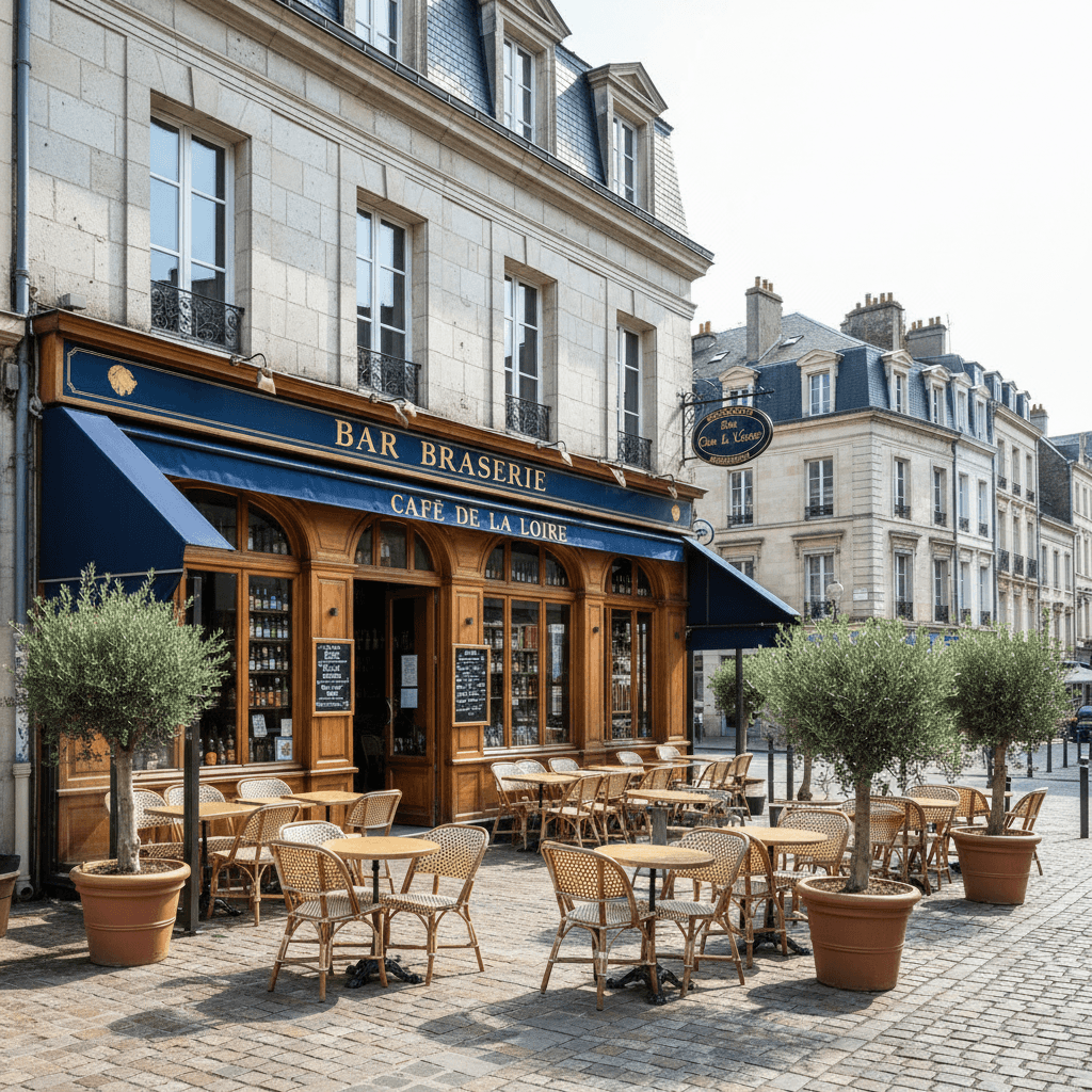 Bar-brasserie 80m² à Nantes : terrasse - licence IV