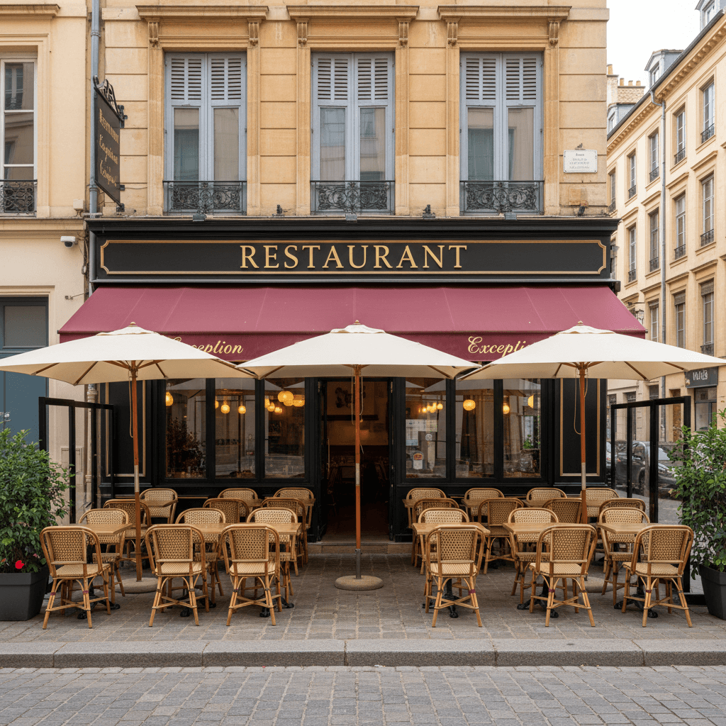 Restaurant à Lyon : terrasse - extraction