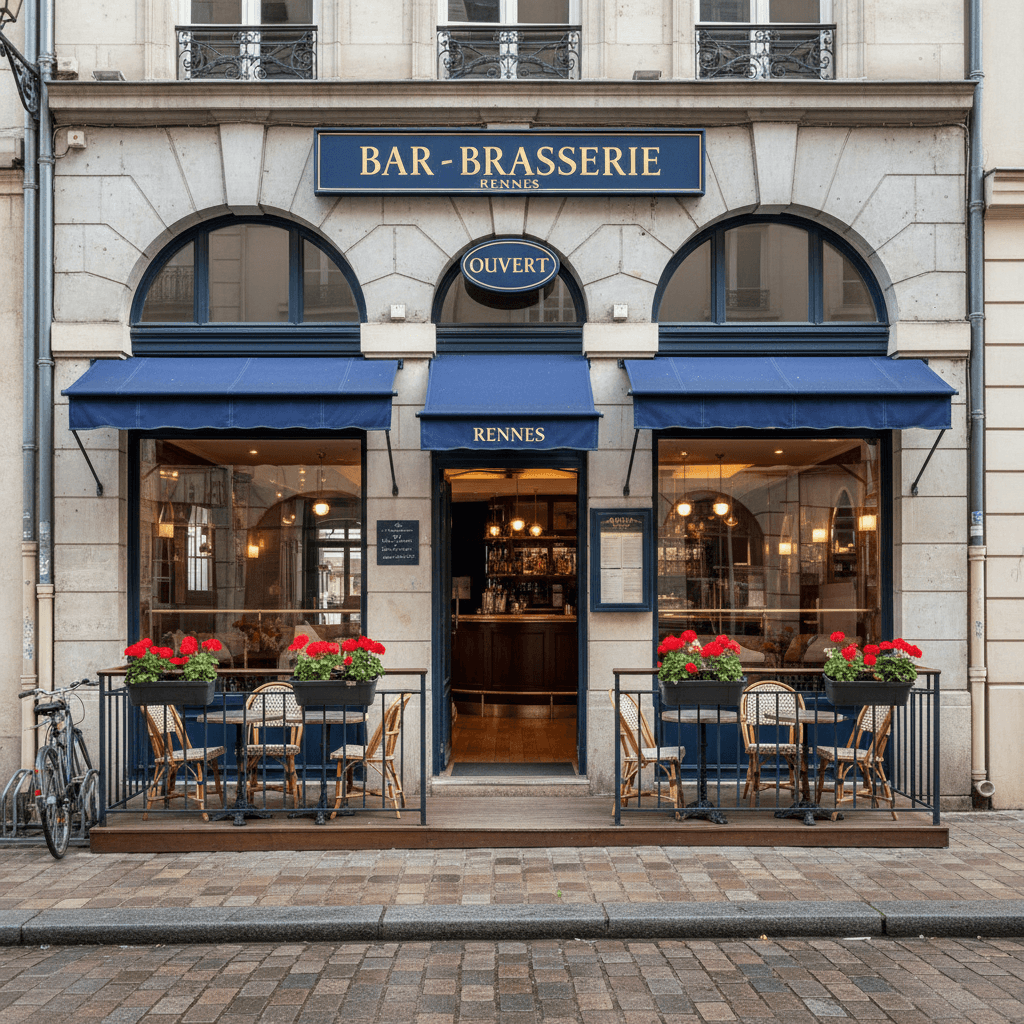 Bar-brasserie 70m² à Rennes : licence IV
