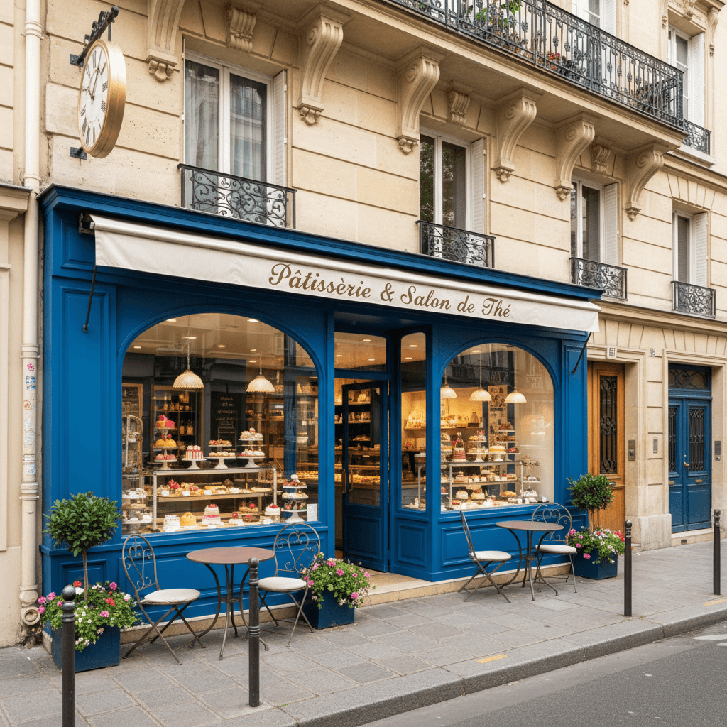 Pâtisserie/Salon de Thé à Paris - Quartier animé