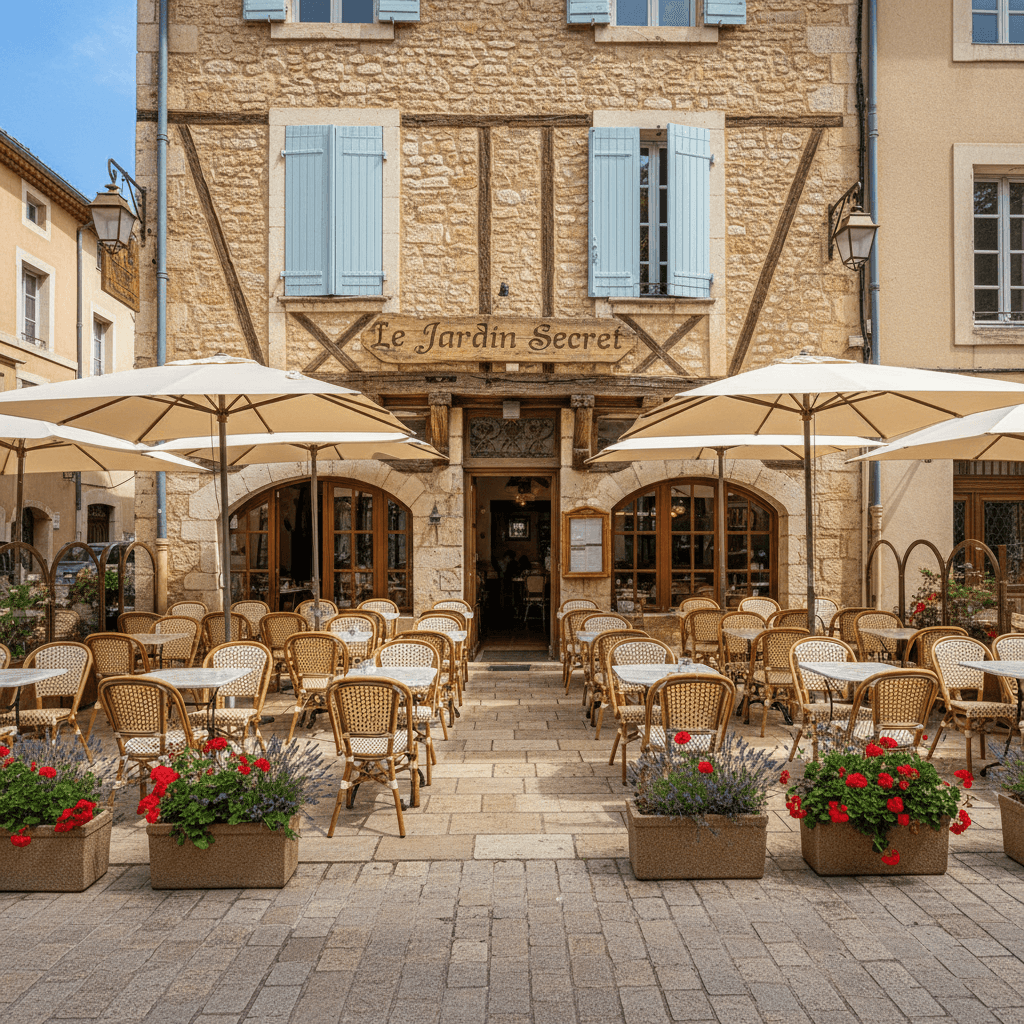 Restaurant 293m² à Montpellier : terrasse - extraction