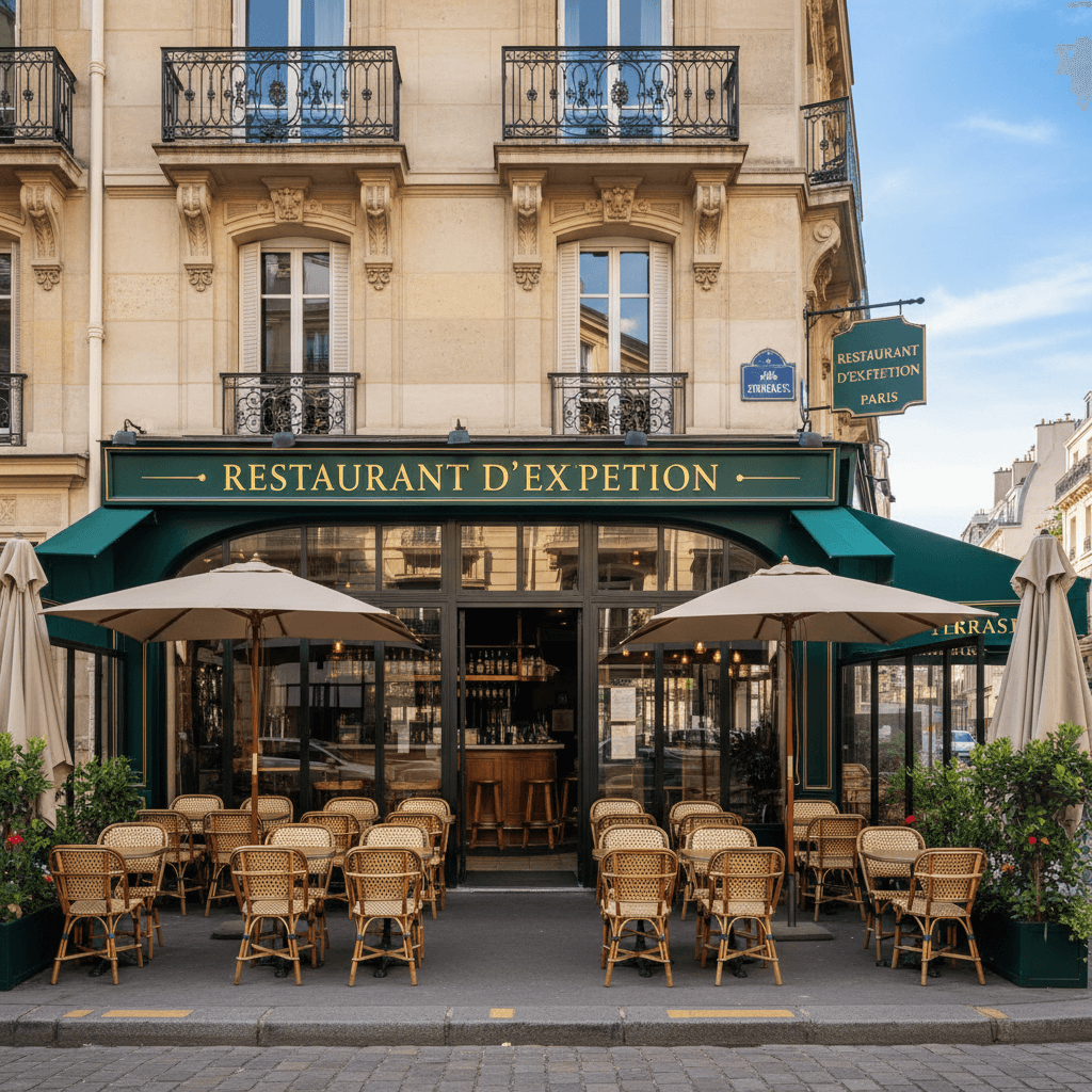 Restaurant d'exception à Paris - 140 m² avec terrasse
