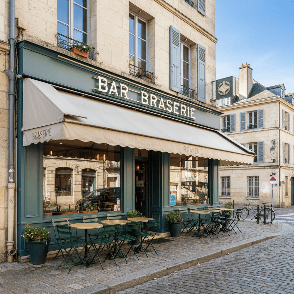 Bar-brasserie à Nantes : terrasse - licence IV