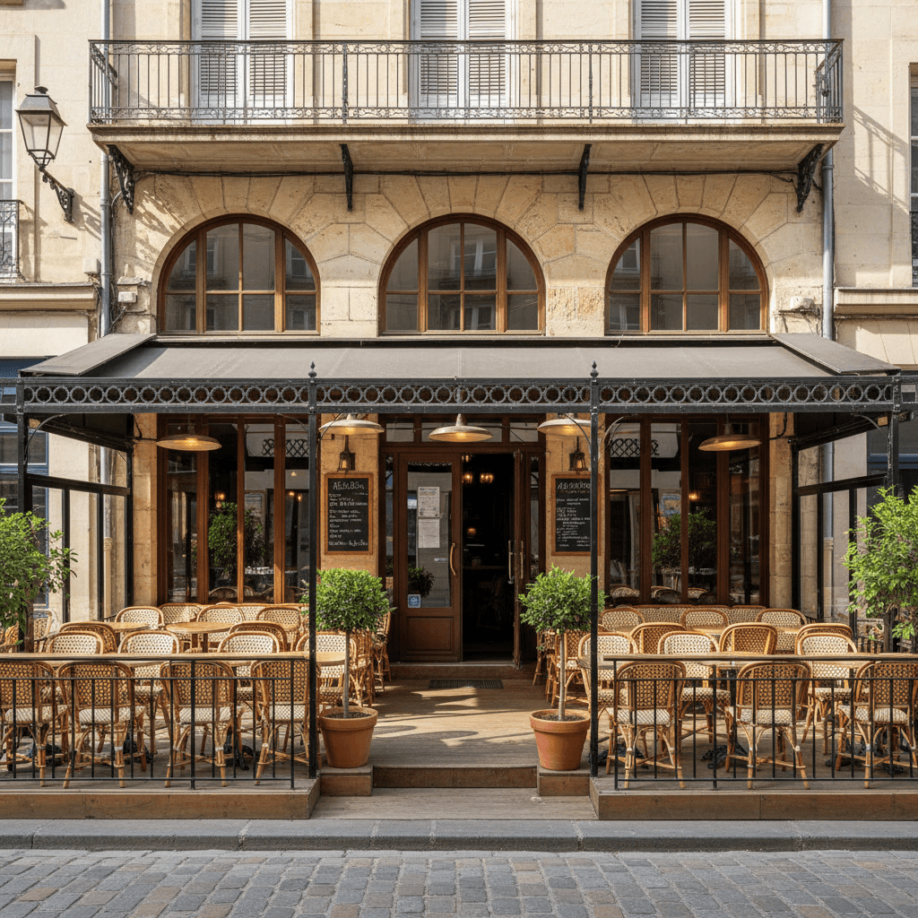 Bar-brasserie 160m² à Nantes : terrasse - licence IV