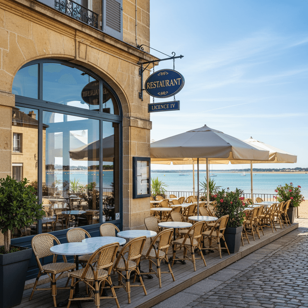 Restaurant à Bordeaux : terrasse - licence IV