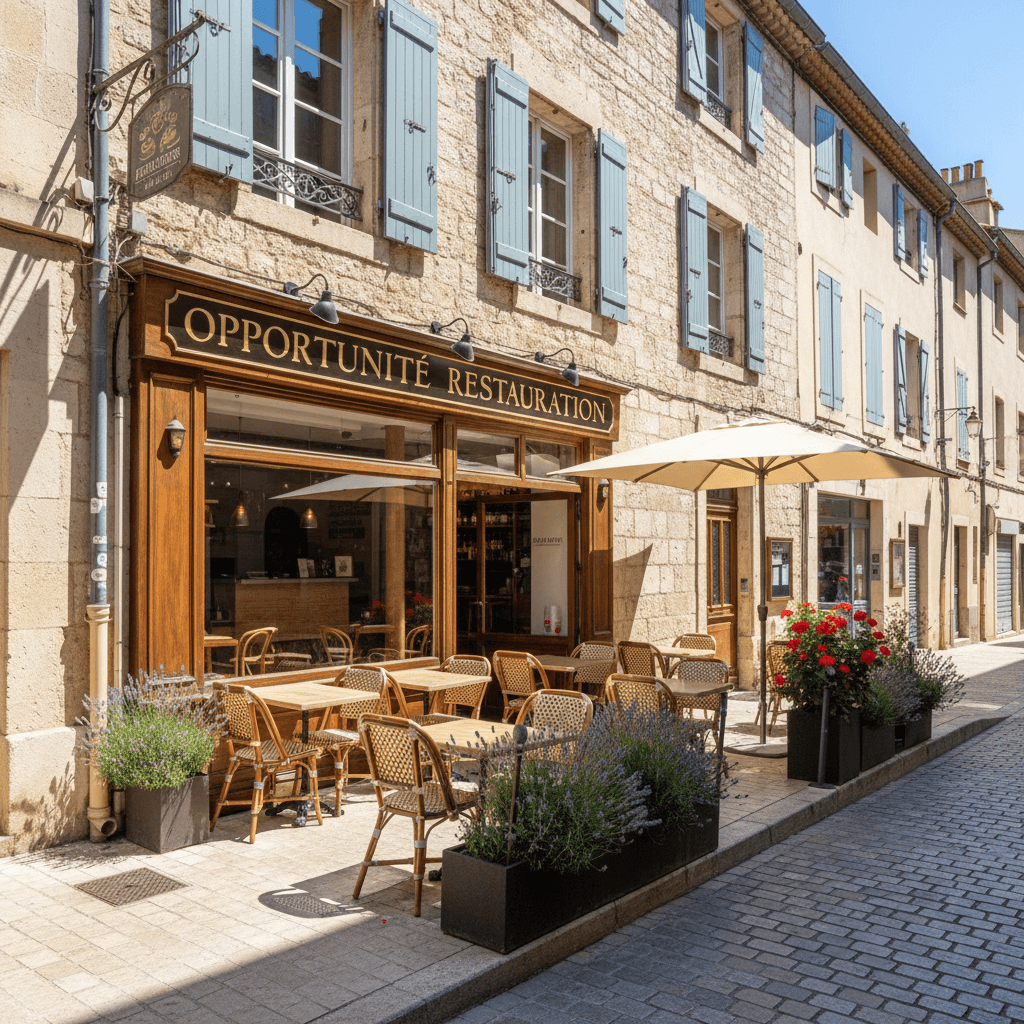 Restaurant 104m² à Montpellier : terrasse - licence IV