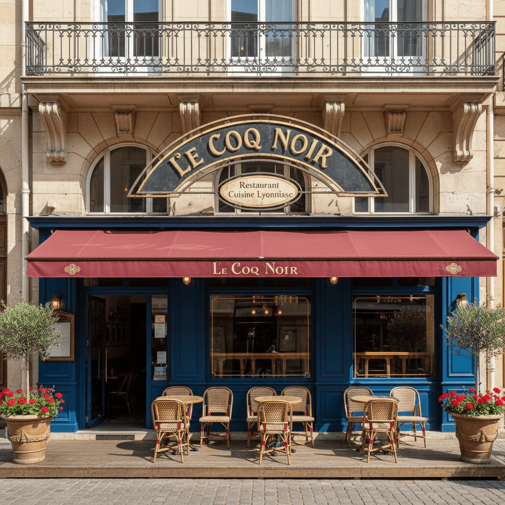 Restaurant 22 couverts à Lyon : terrasse - extraction