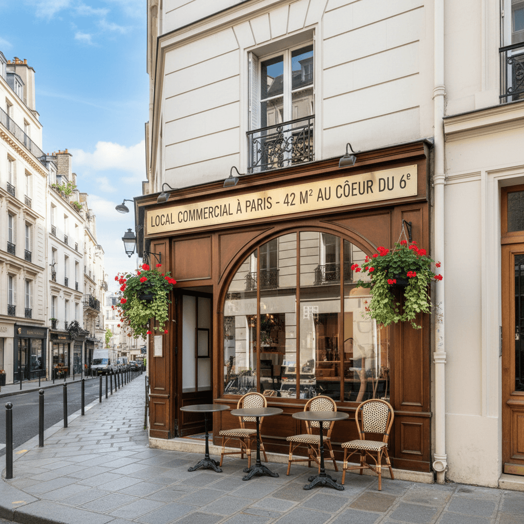 Local Commercial à Paris - 42 m² au cœur du 6ᵉ