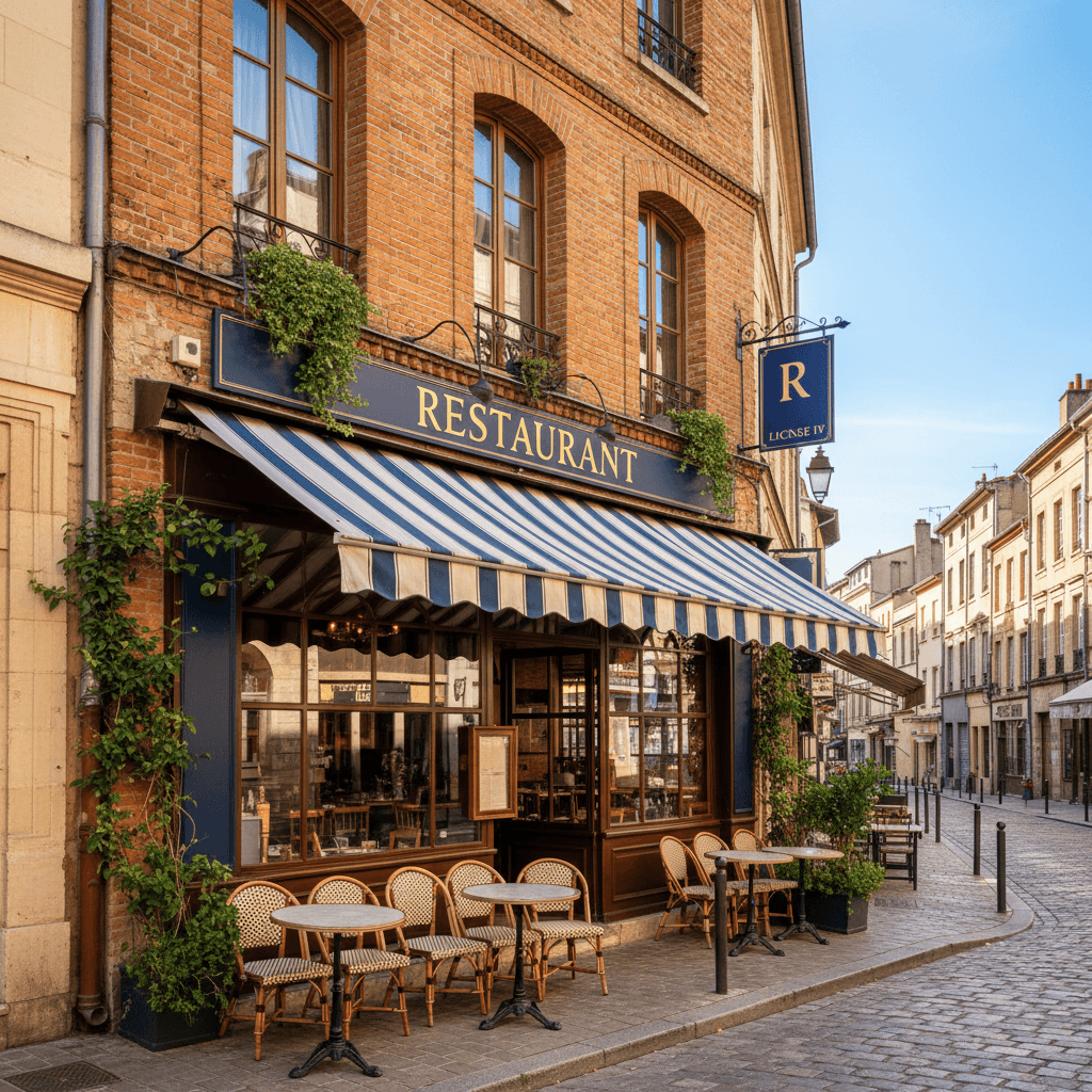Restaurant 500m² à Toulouse : terrasse - licence IV
