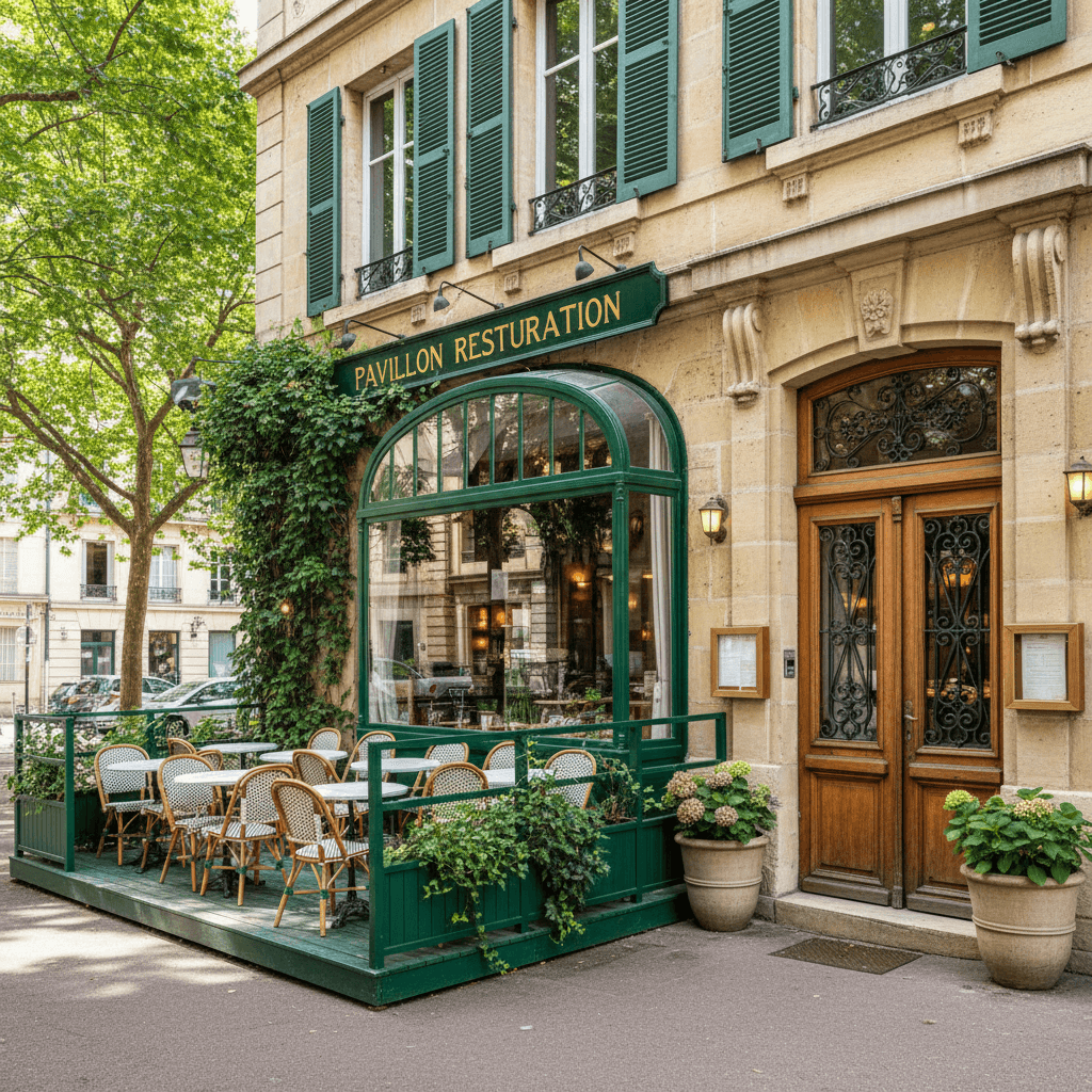 Restaurant 290m² à Nantes : terrasse - extraction