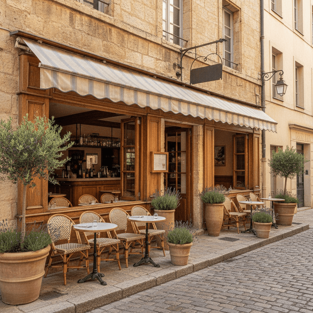 Restaurant 160m² à Aix-en-Provence : terrasse - extraction