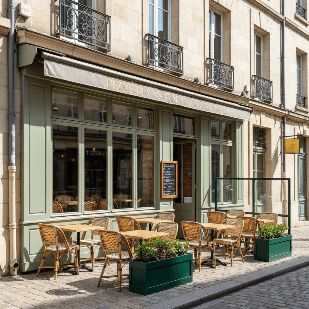 Restaurant 95m² à Nantes : terrasse - licence IV