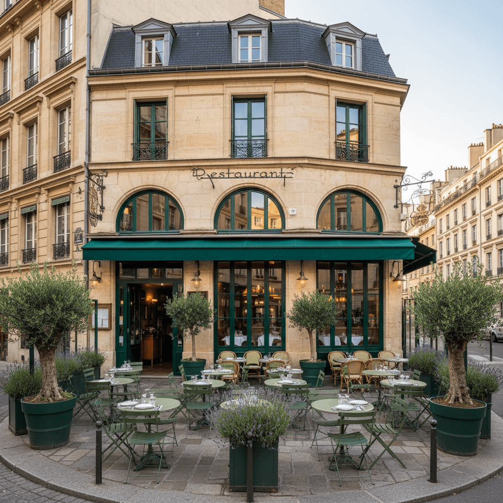 Restaurant 166m² à Lyon : terrasse - licence IV