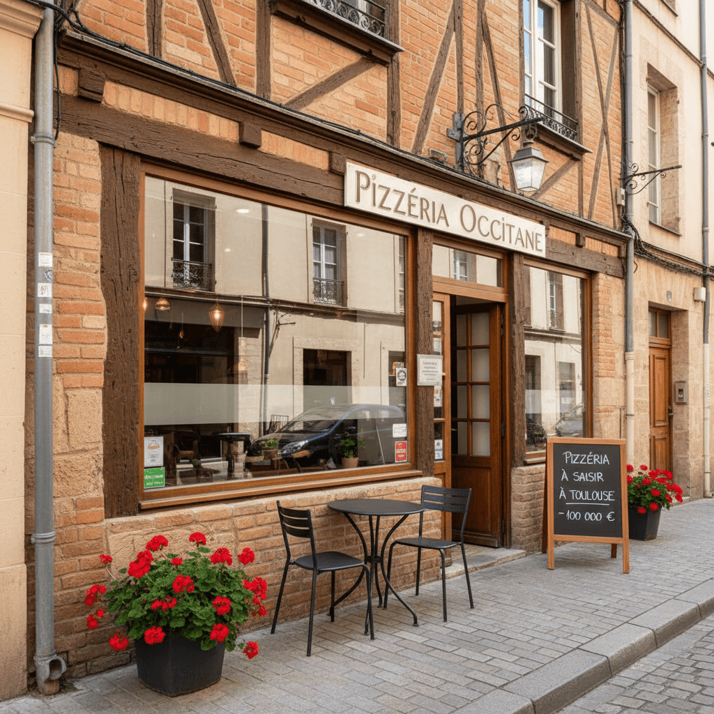 Fast-food à Toulouse : terrasse - extraction