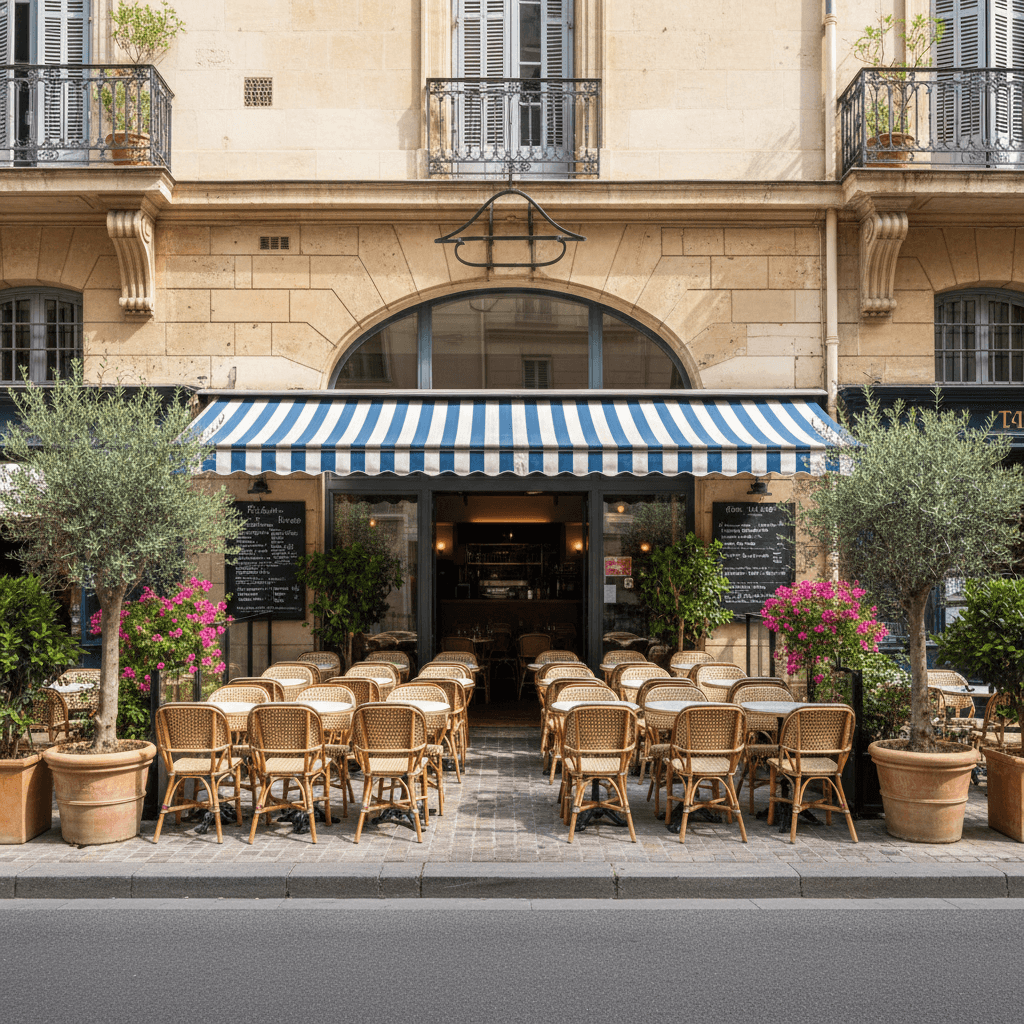 Restaurant 320m² à Marseille : terrasse - licence IV