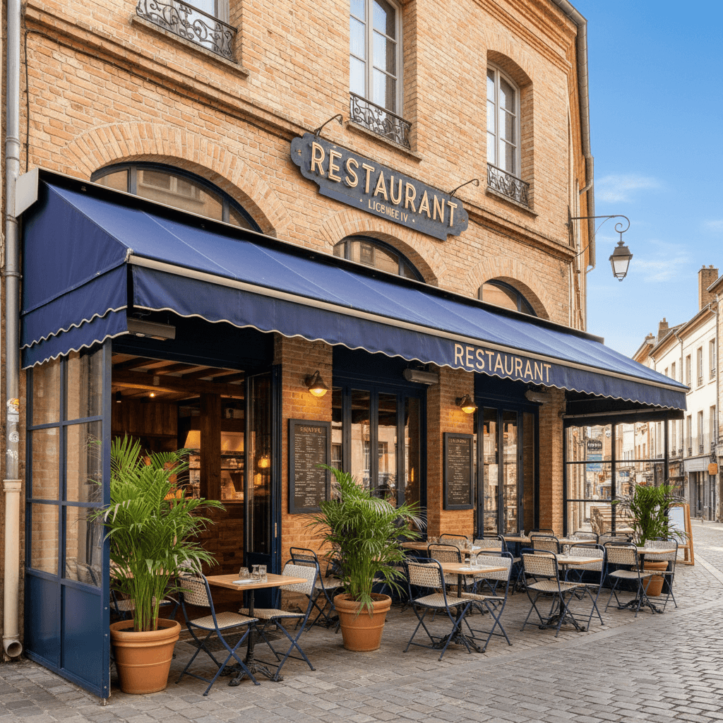Restaurant à Toulouse : terrasse - licence IV