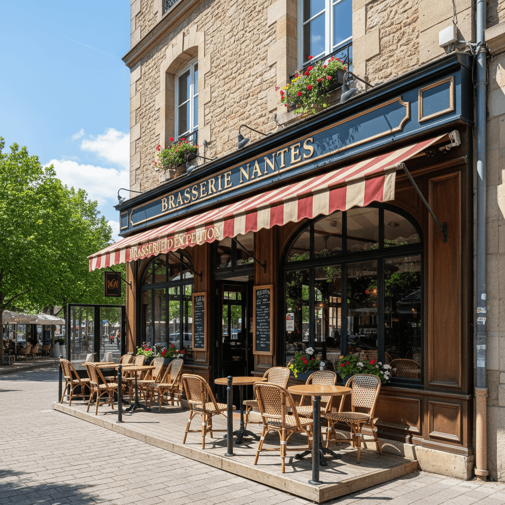 Bar-brasserie à Nantes : terrasse - licence IV