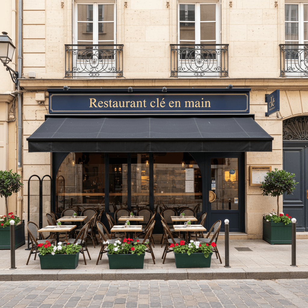 Restaurant 80m² à Montpellier : terrasse - licence IV
