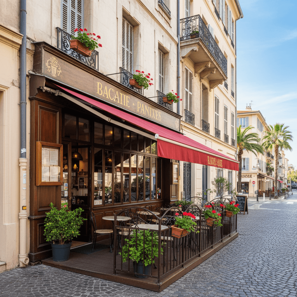 Restaurant 164m² à Nice : terrasse - licence IV