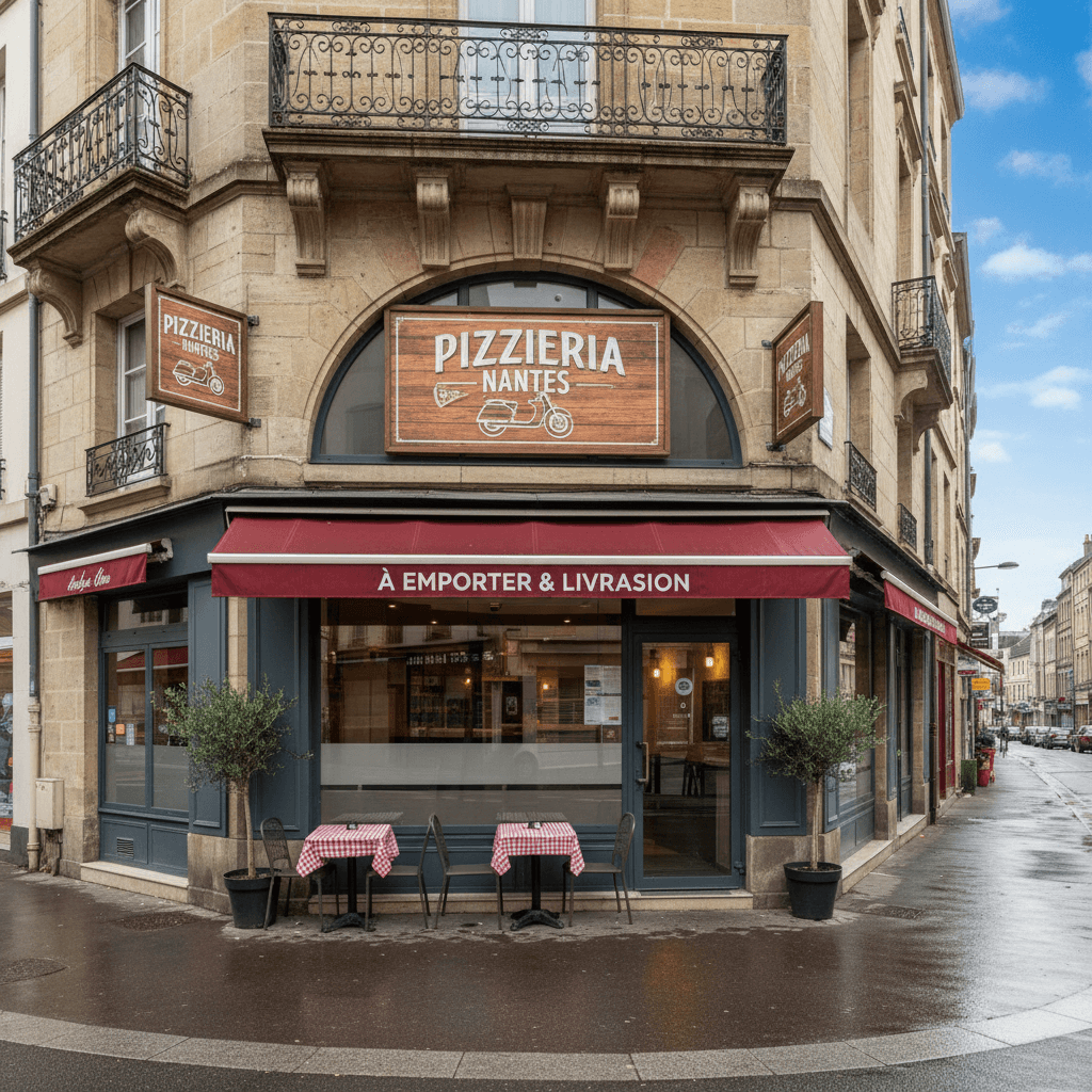 Fast-food 100m² à Nantes : terrasse - licence IV