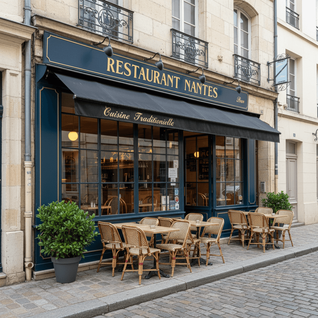 Restaurant 100m² à Nantes : terrasse - licence IV
