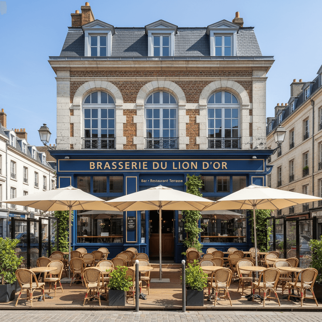 Bar-brasserie à Lille : terrasse - licence IV