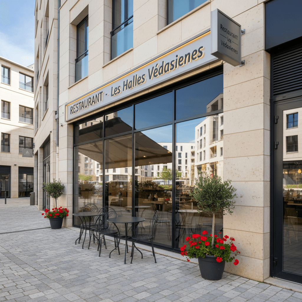 Restaurant 20m² à Montpellier : terrasse - extraction