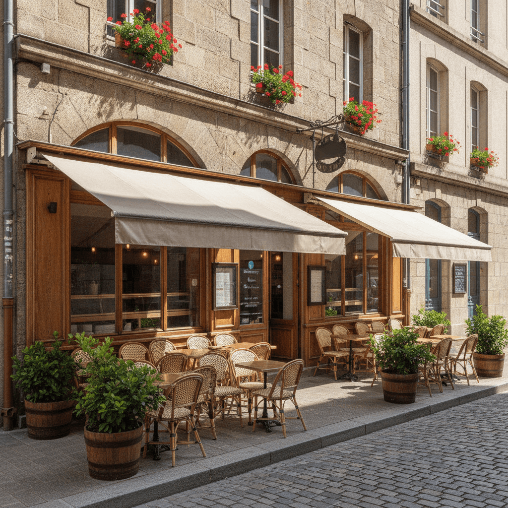 Restaurant 140m² à Clermont-Ferrand : terrasse - licence IV