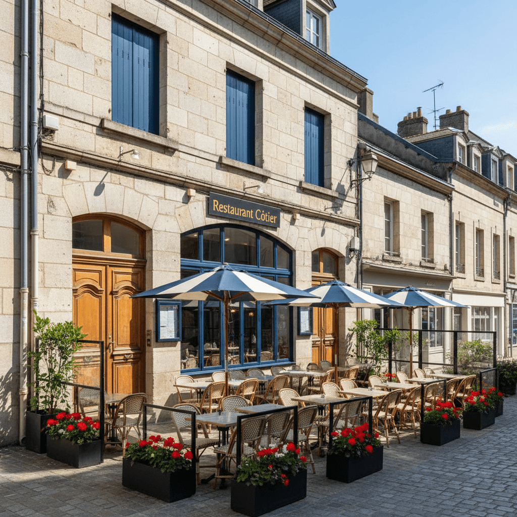 Restaurant à Nantes : terrasse - extraction