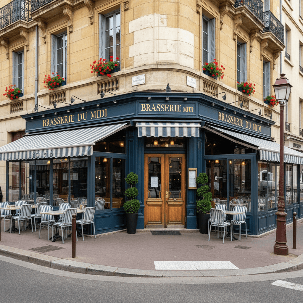 Bar-brasserie 180m² à Montpellier : terrasse - licence IV