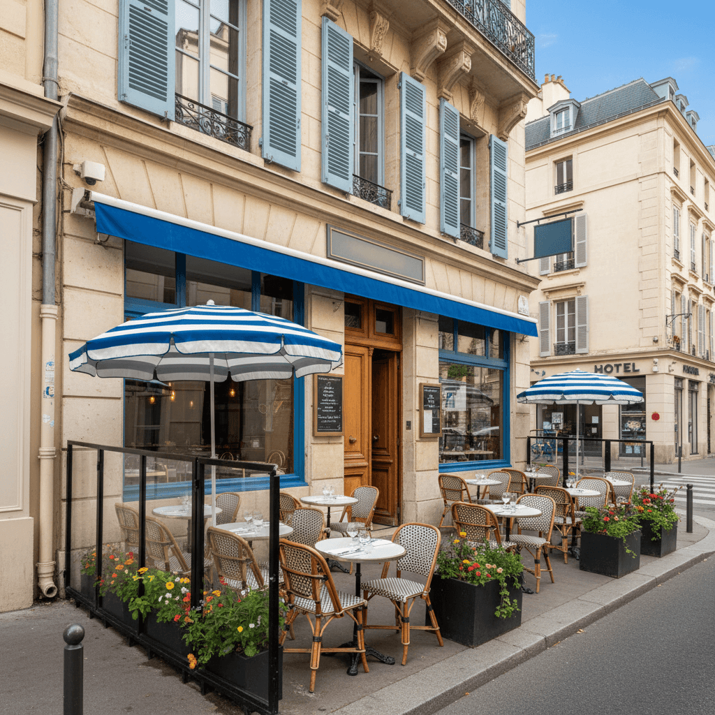 Restaurant 85m² à Marseille : terrasse - licence IV