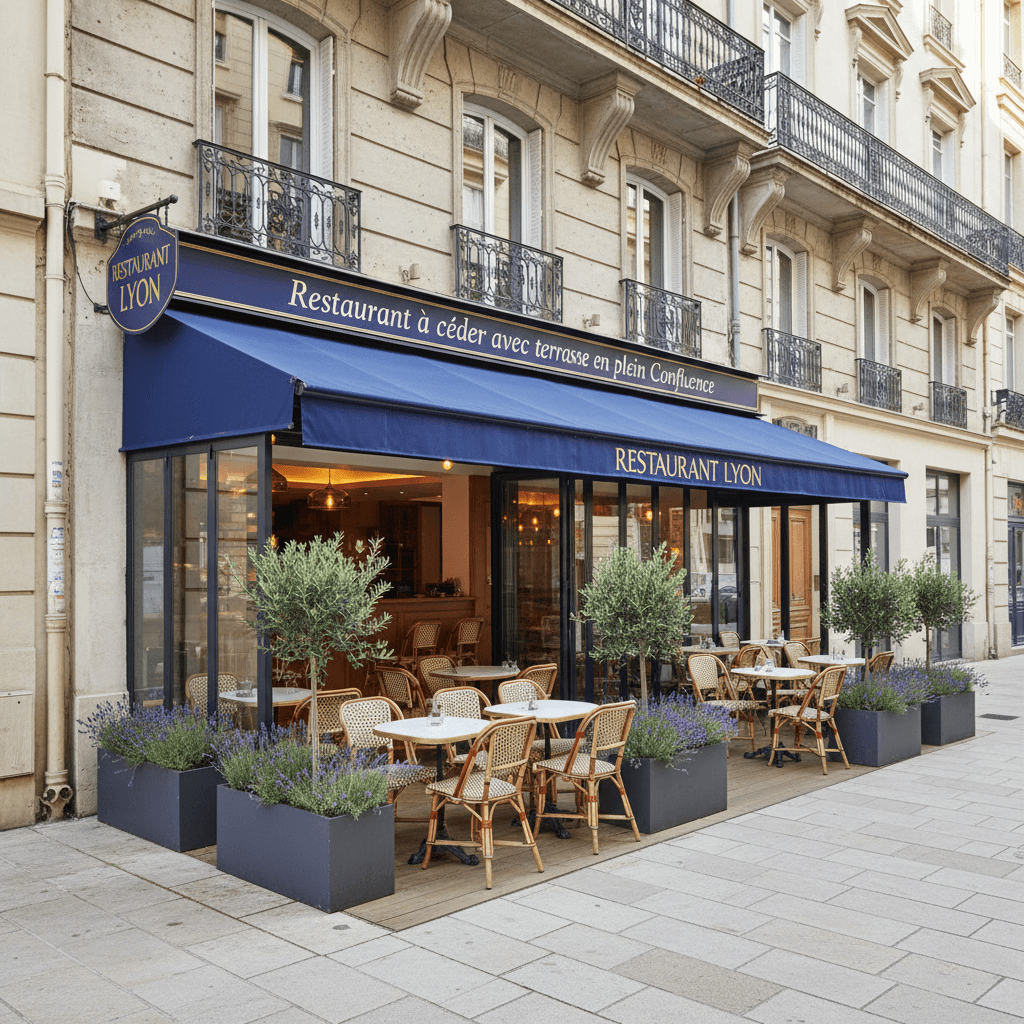 Restaurant à Lyon : terrasse - extraction