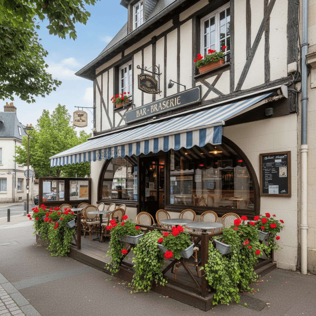 Bar-brasserie à Rouen : terrasse - licence IV