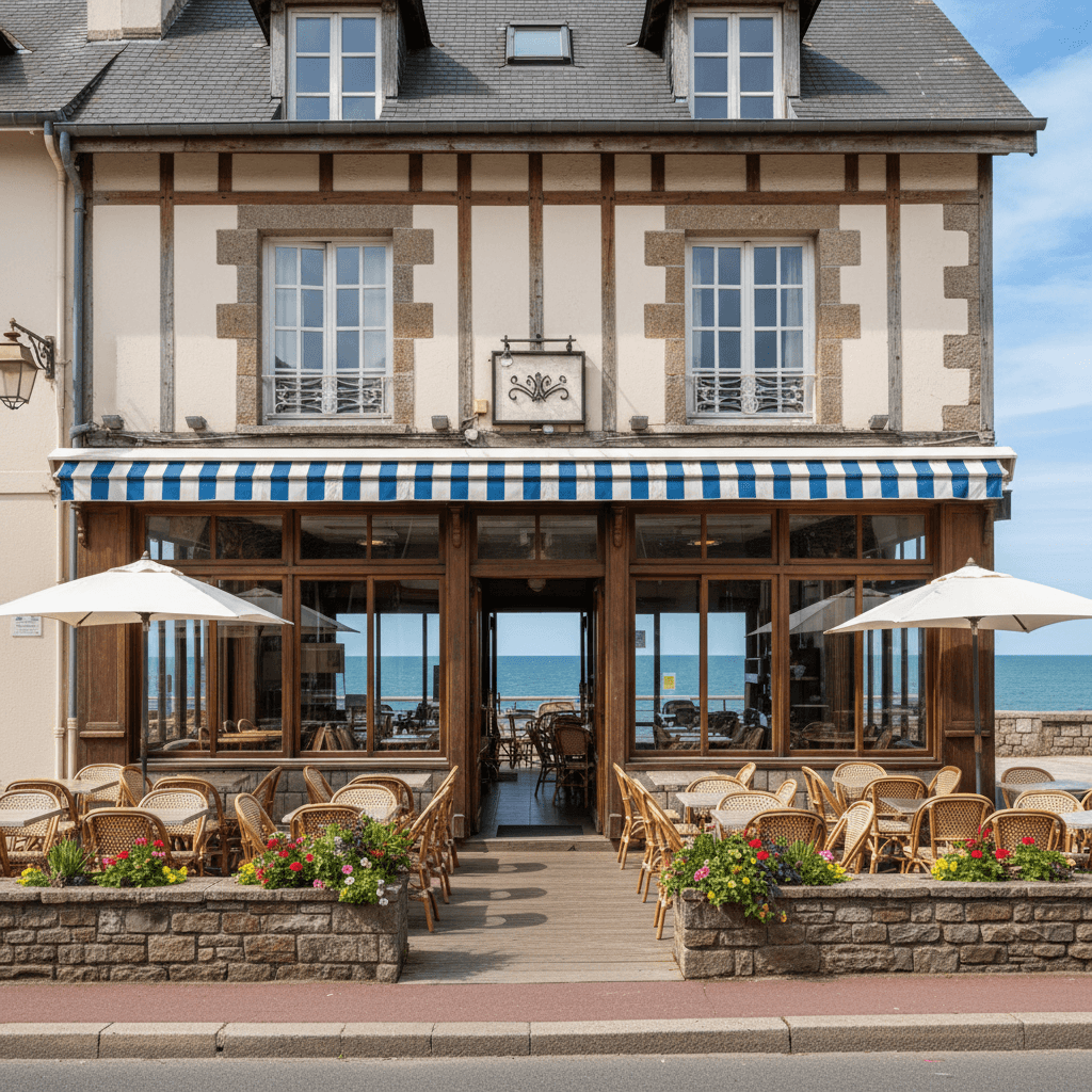 Bar-brasserie 110m² à Pornic : terrasse - licence IV