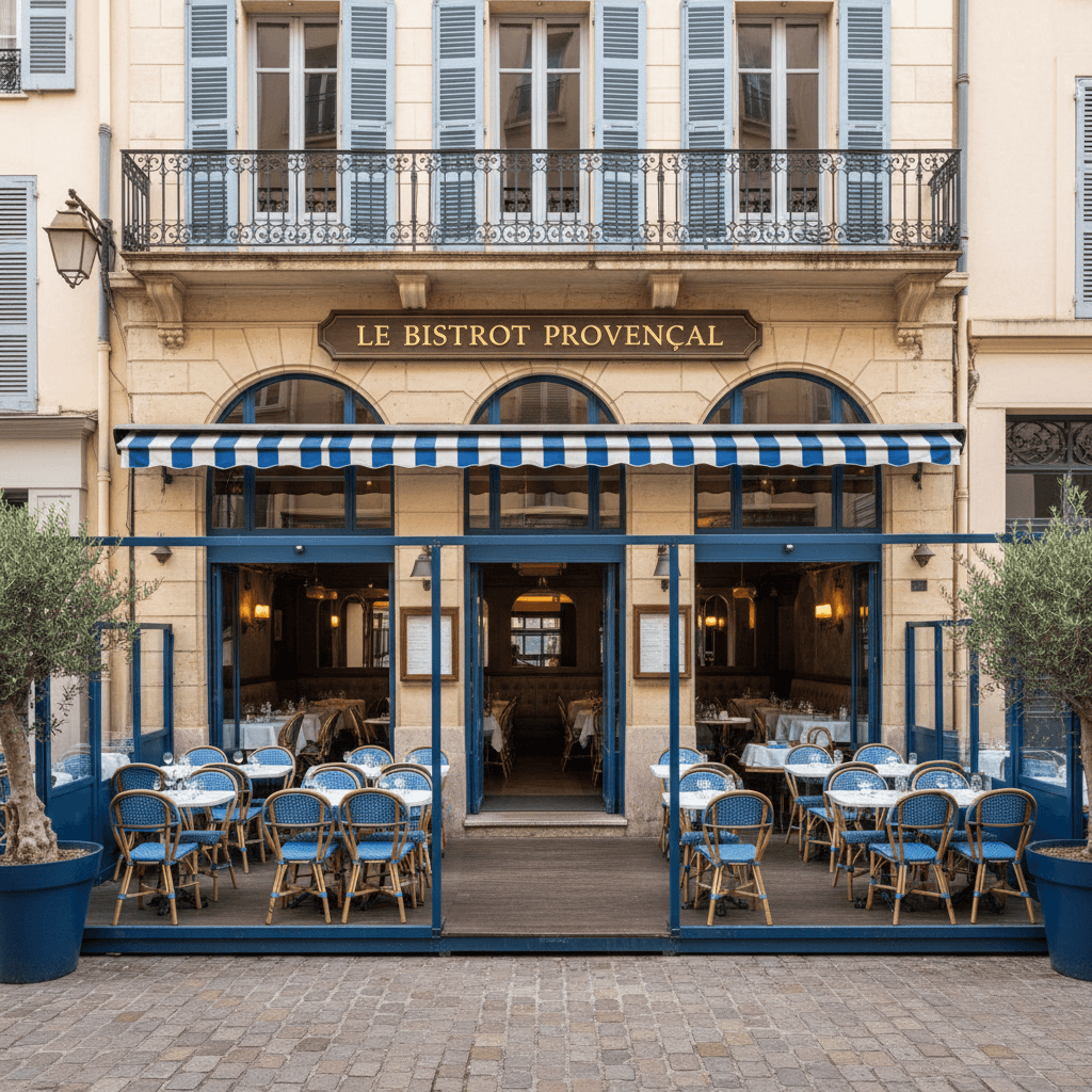 Restaurant à Toulon : terrasse - licence IV