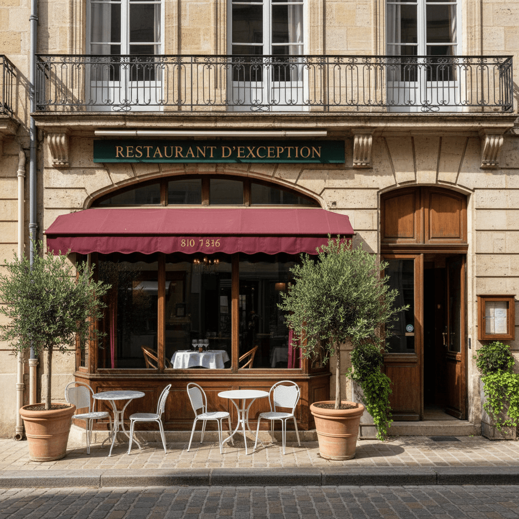 Restaurant à Bordeaux : terrasse - licence IV
