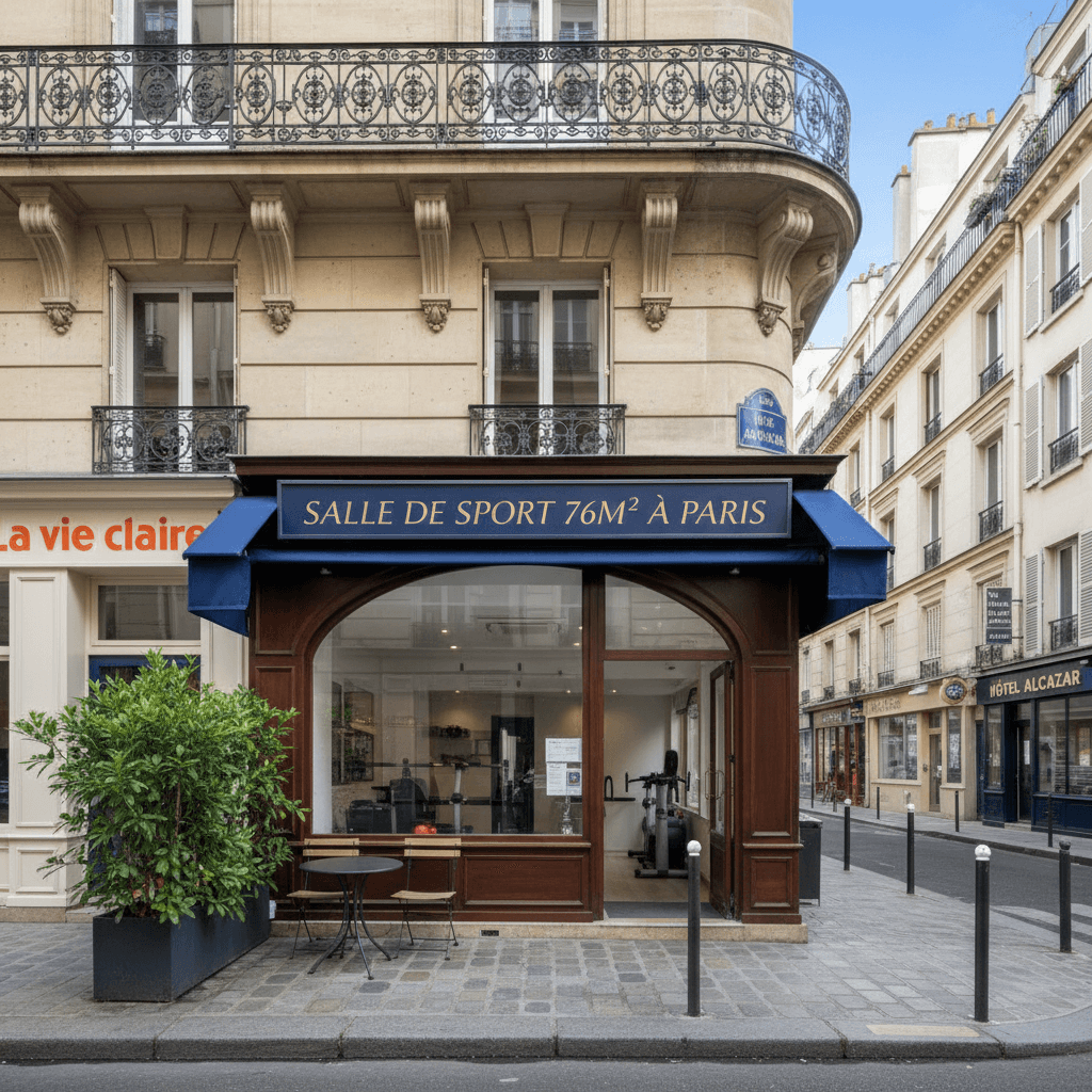 Salle de sport 76m² à Paris